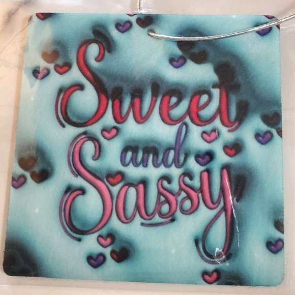Sweet and Sassy Puffy Bubble Car Air Freshener - Picture 3 of 5